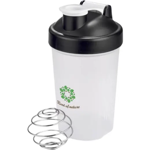 Altitude Shake & Burn Plastic Protein Shaker Black Display