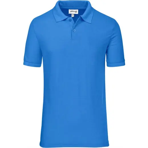 Mens Everyday Golf Shirt Aqua Front