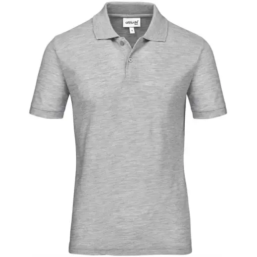 Mens Everyday Golf Shirt Grey Front