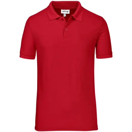 Mens Everyday Golf Shirt Red Front