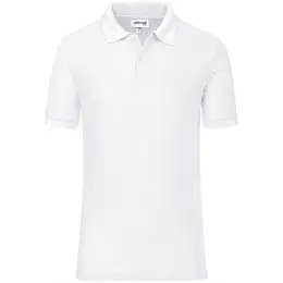 Mens Everyday Golf Shirt White Front