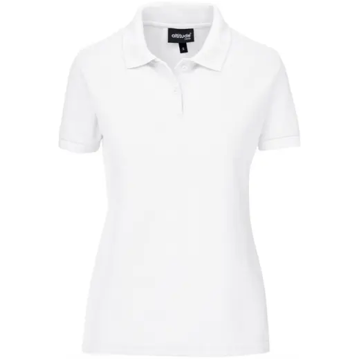 Ladies Everyday Golf Shirt White Front
