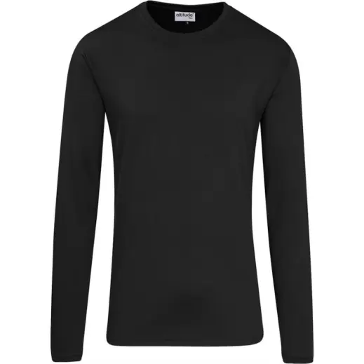 Mens Long Sleeve All Star T-Shirt Black Front