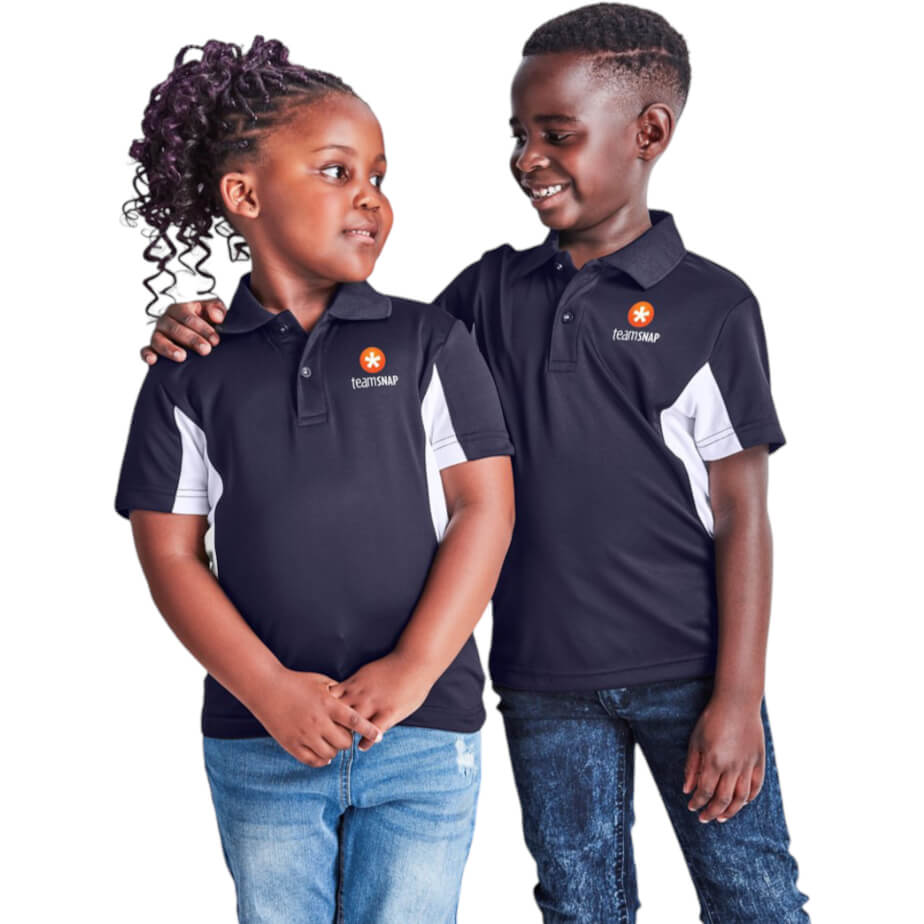 Kids Championship Golf Shirt Model