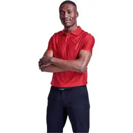Mens Milan Golf Shirt Model Image