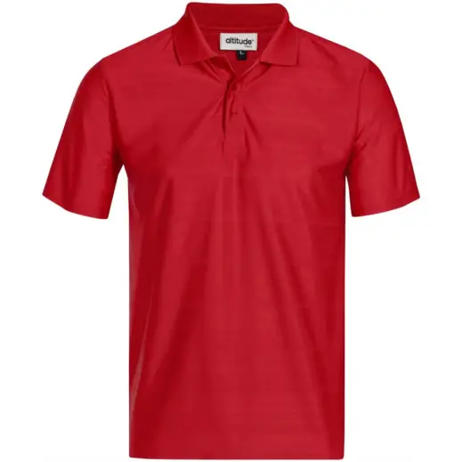 Mens Milan Golf Shirt Red