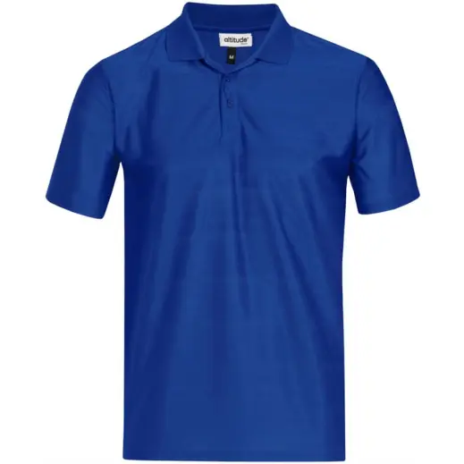 Mens Milan Golf Shirt Royal