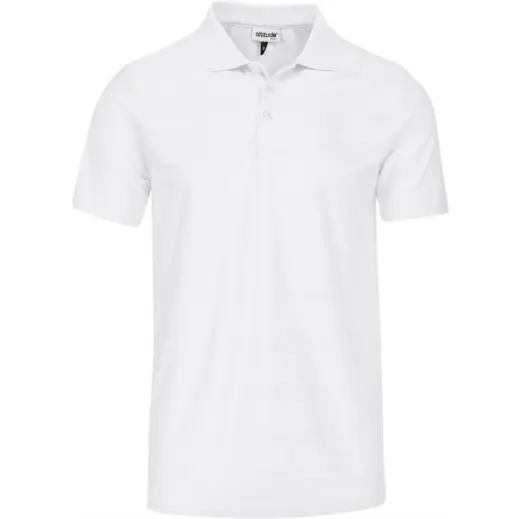 Mens Milan Golf Shirt White