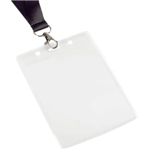 Altitude Visionary Lanyard Conference Pouch Solid White
