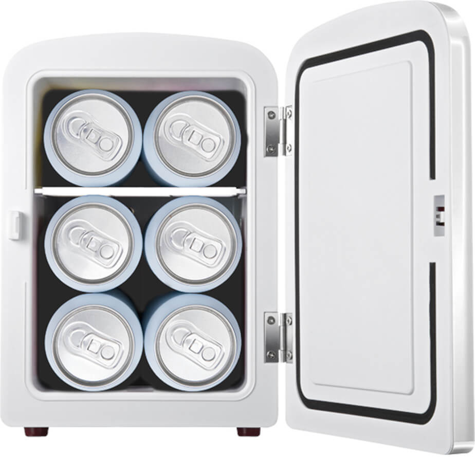 6 Can Mini-Fridge With Built In Bluetooth Speaker Extra