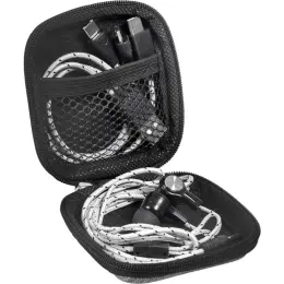 Altitude Orleans 3-In-1 Connector Cable & Earbuds Grey Open Image