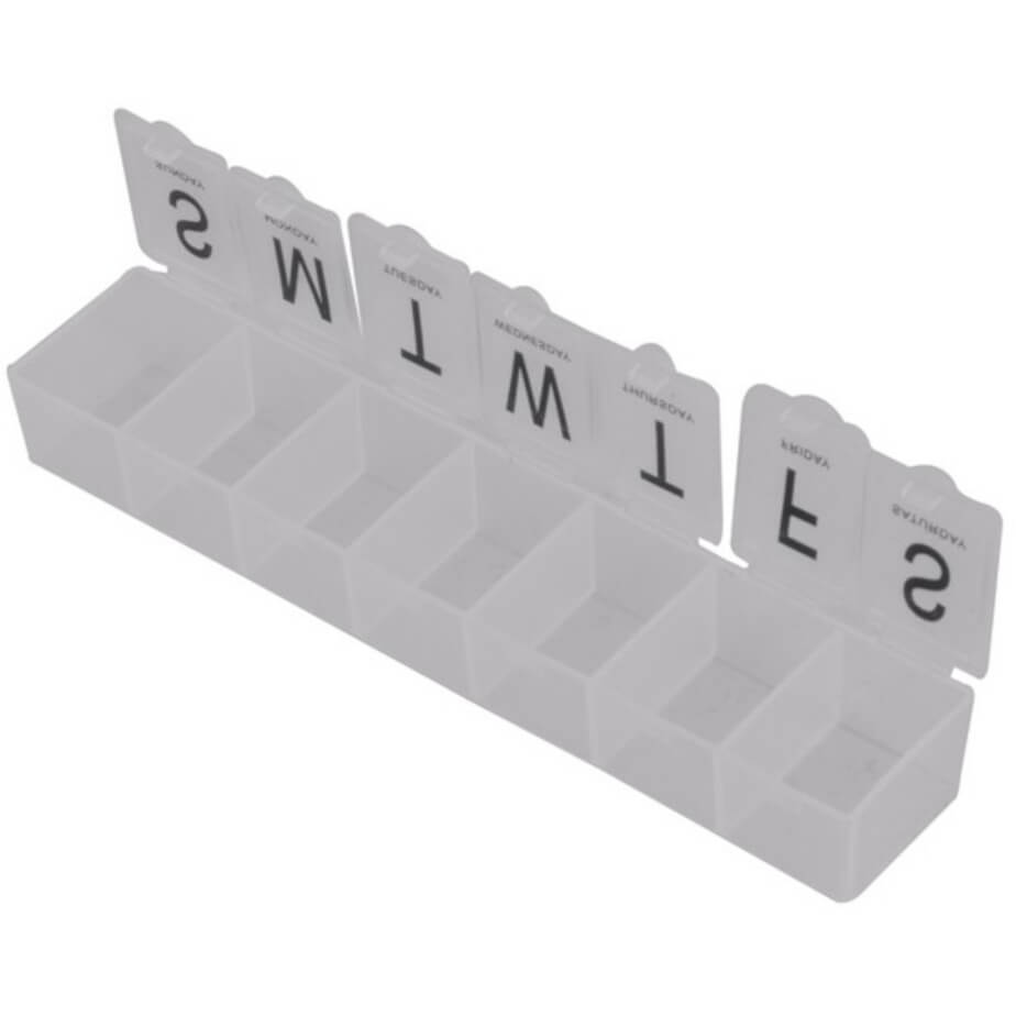 Weekly Pill Box Display Open