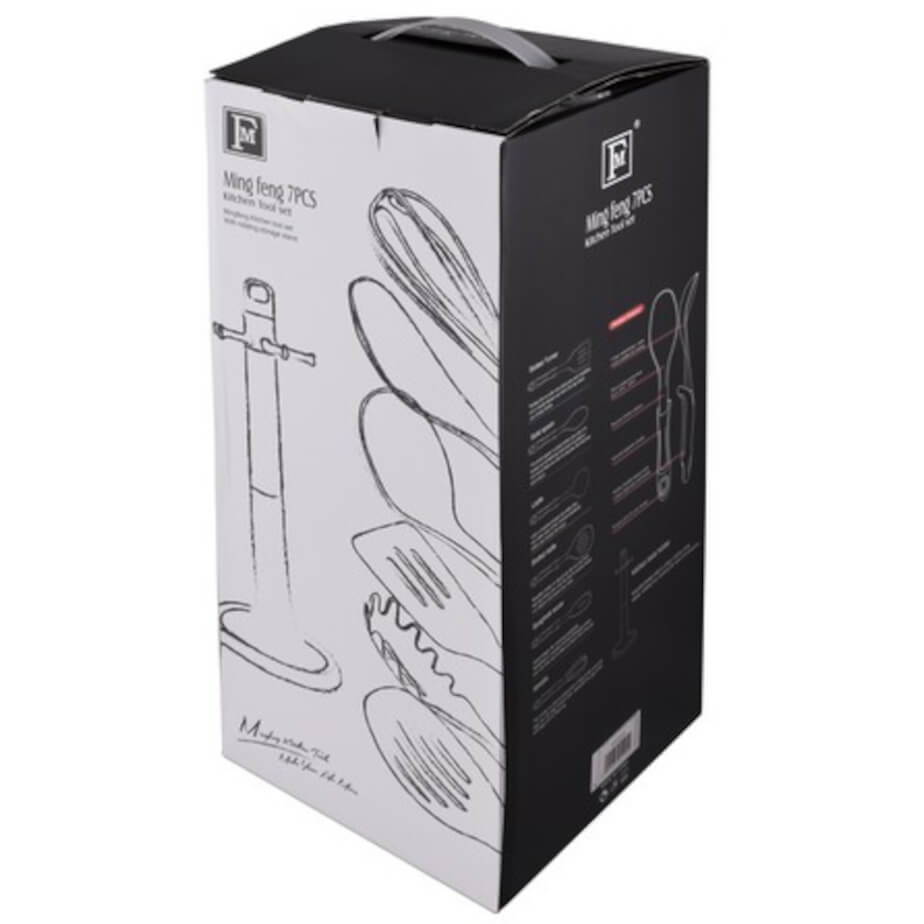 6-Piece Kitchen Utensils & Rotating Stand Gift Box