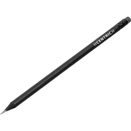 Altitude Whiz Wooden Pencil Black Branded Image