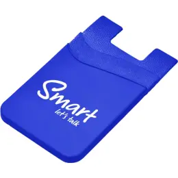 Altitude Snazzy Dual Phone Card Holder Blue Branded Image