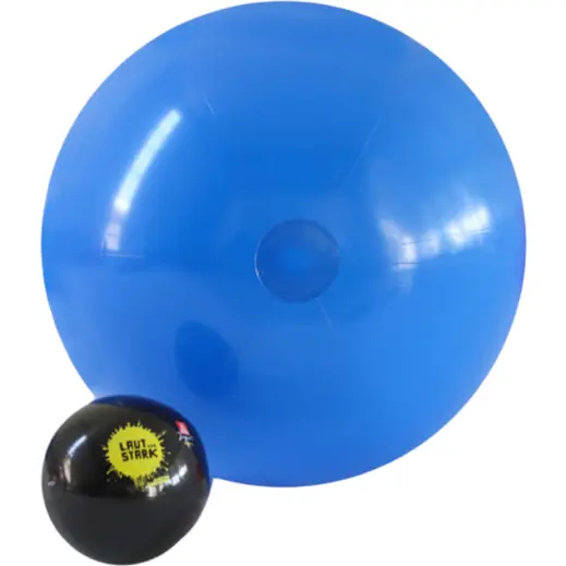 1.5m Plain Beach Ball Blue