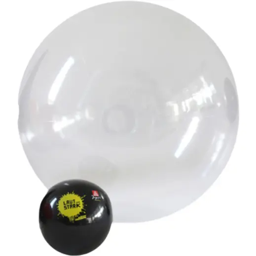 1.5m Plain Beach Ball Clear