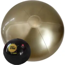 1.5m Plain Beach Ball Gold