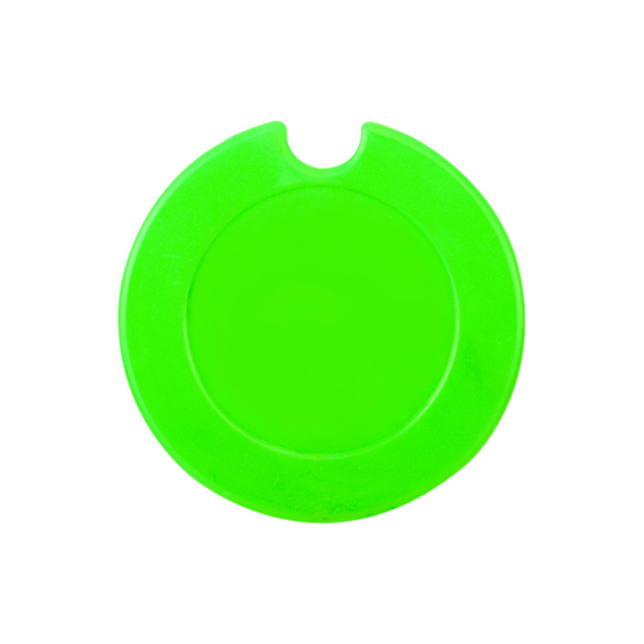 Round License Disc - Neon Green