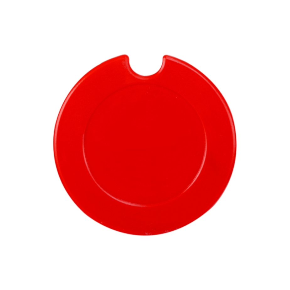 Round License Disc - Red