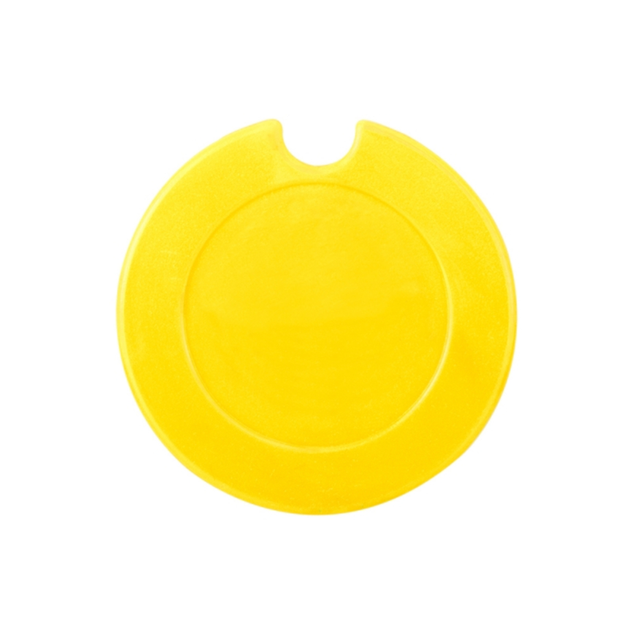 Round License Disc - Yellow