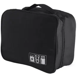 Travel Tech Organiser Black Closed