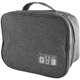Travel Tech Organiser Grey Closed
