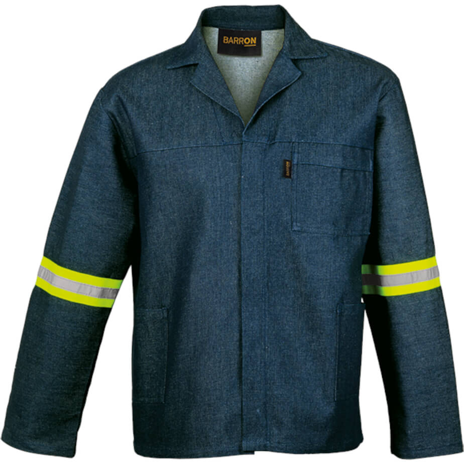 Barron Budget 100 Cotton Conti Suit with Reflective Denim Blue Jacket