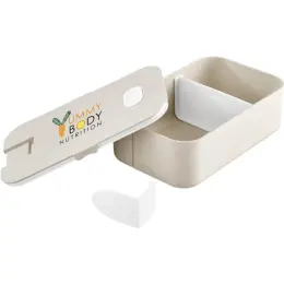 Okiyo Machi Wheat Straw Lunch Box Display