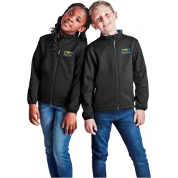 Kids Palermo Softshell Jacket Model Image