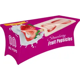 Ovation Spandex Stretch Slip-Over Tablecloth Branded Image