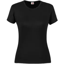 Ladies California T-Shirt Black Front Image