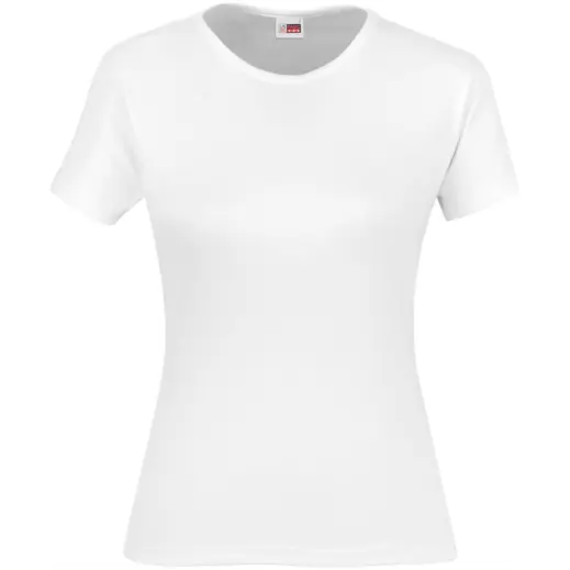 Ladies California T-Shirt White Front