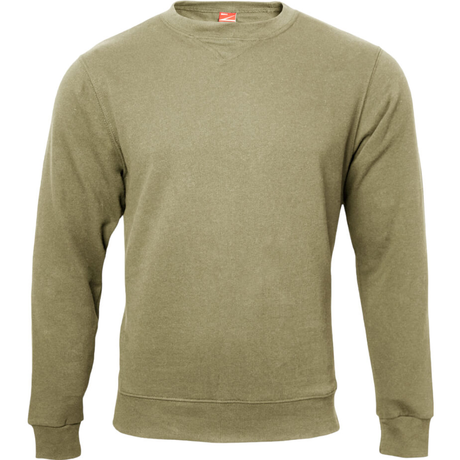 FWRD Basic Crew Neck Sweater Khaki Front