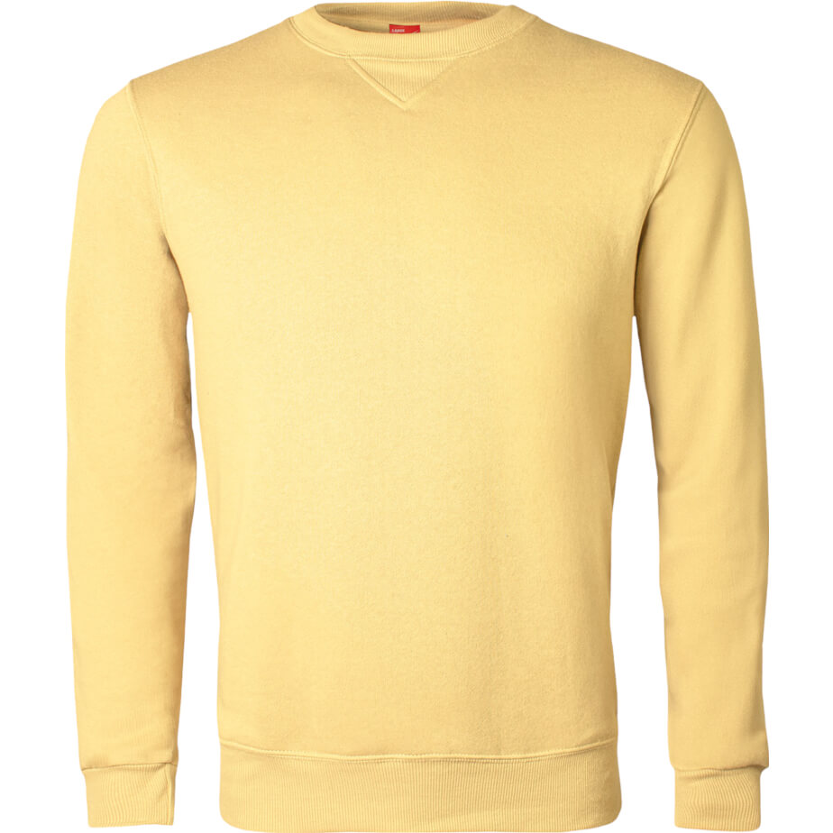FWRD Basic Crew Neck Sweater Lemon Front