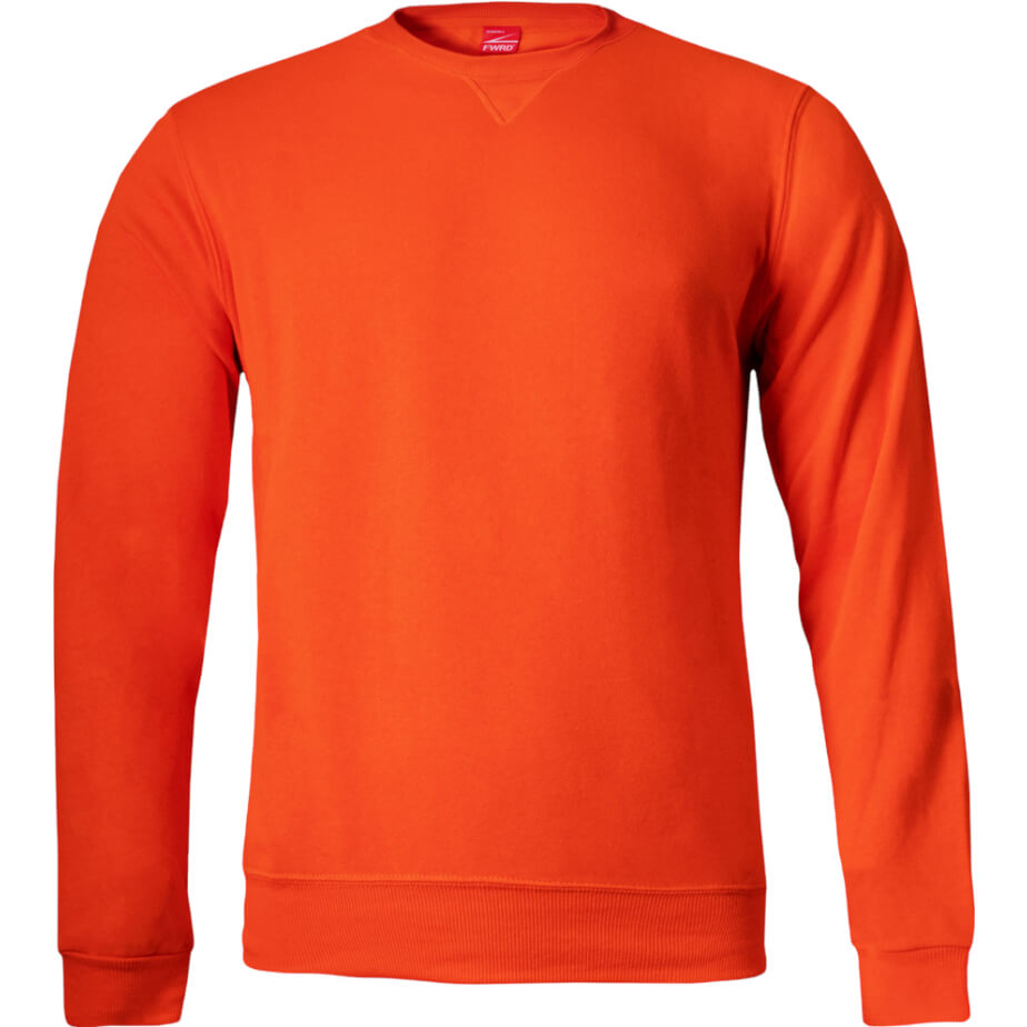 FWRD Basic Crew Neck Sweater Orange Front
