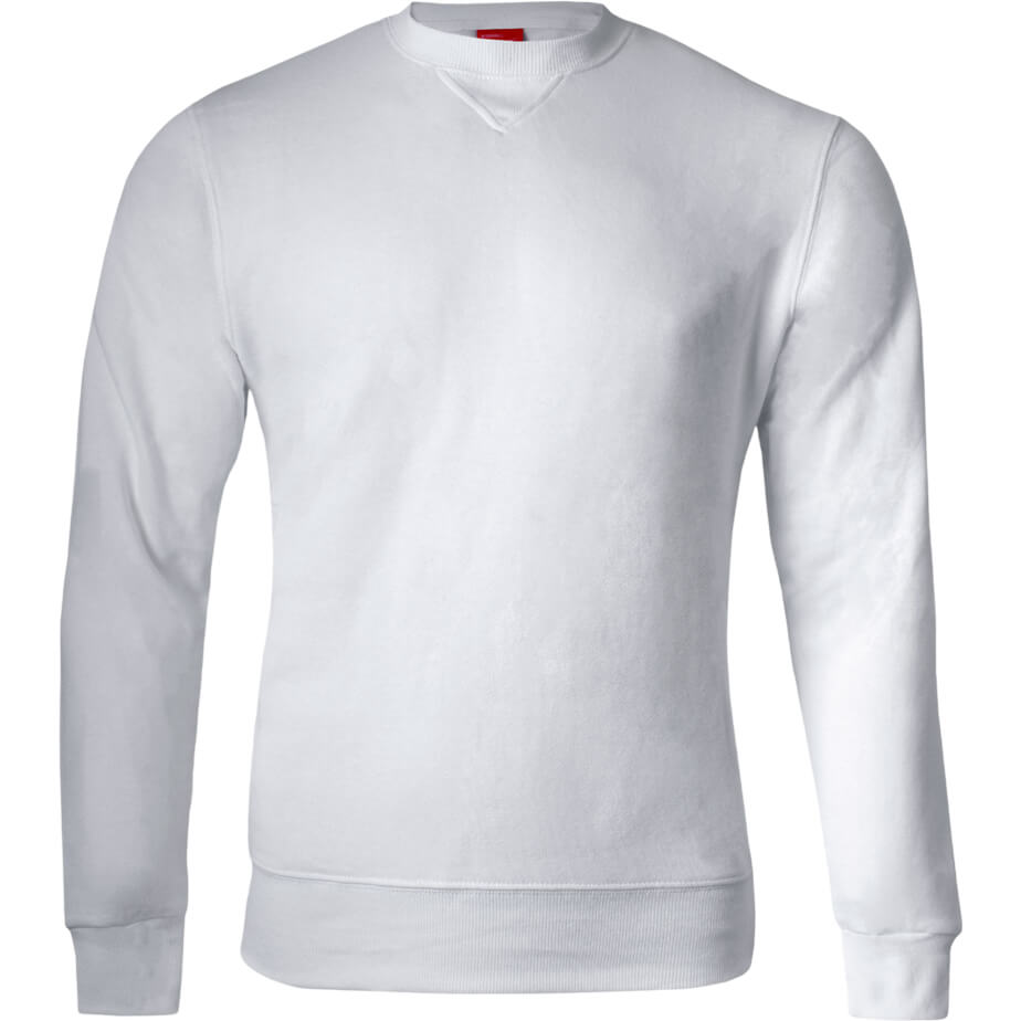 FWRD Basic Crew Neck Sweater White Front