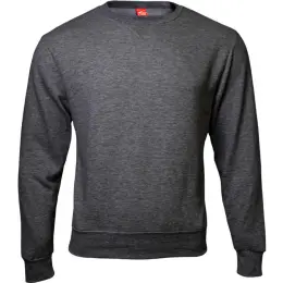 FWRD Basic Crew Neck Sweater Charcoal Melange Front