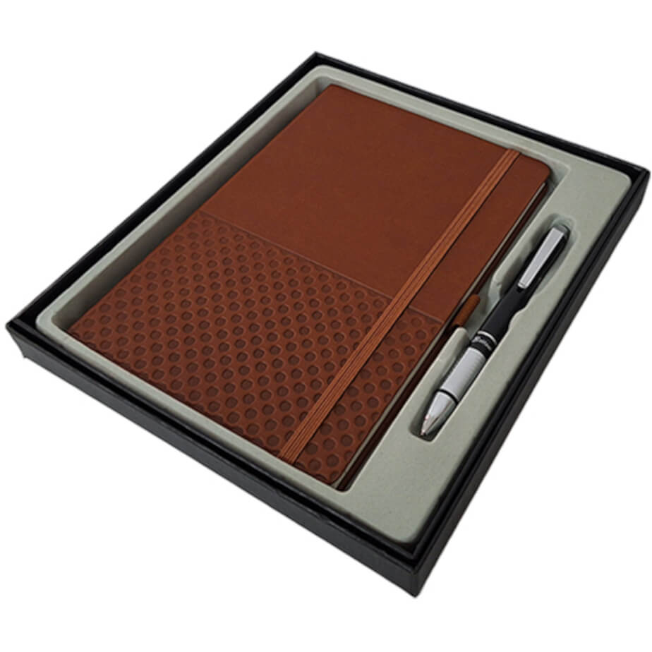 Prestige Dot Gift Set Brown