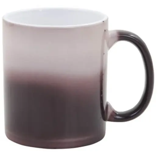 Heat Change Sublimation Mug Black Changing