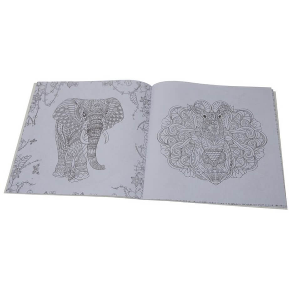 Adult Colouring Book Open
