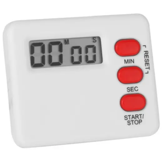 Countup and Countdown Timer White Front