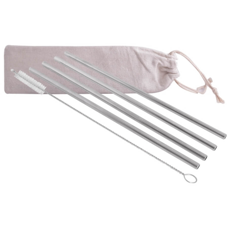5-Piece SS Straws & Pipe Cleaner Display
