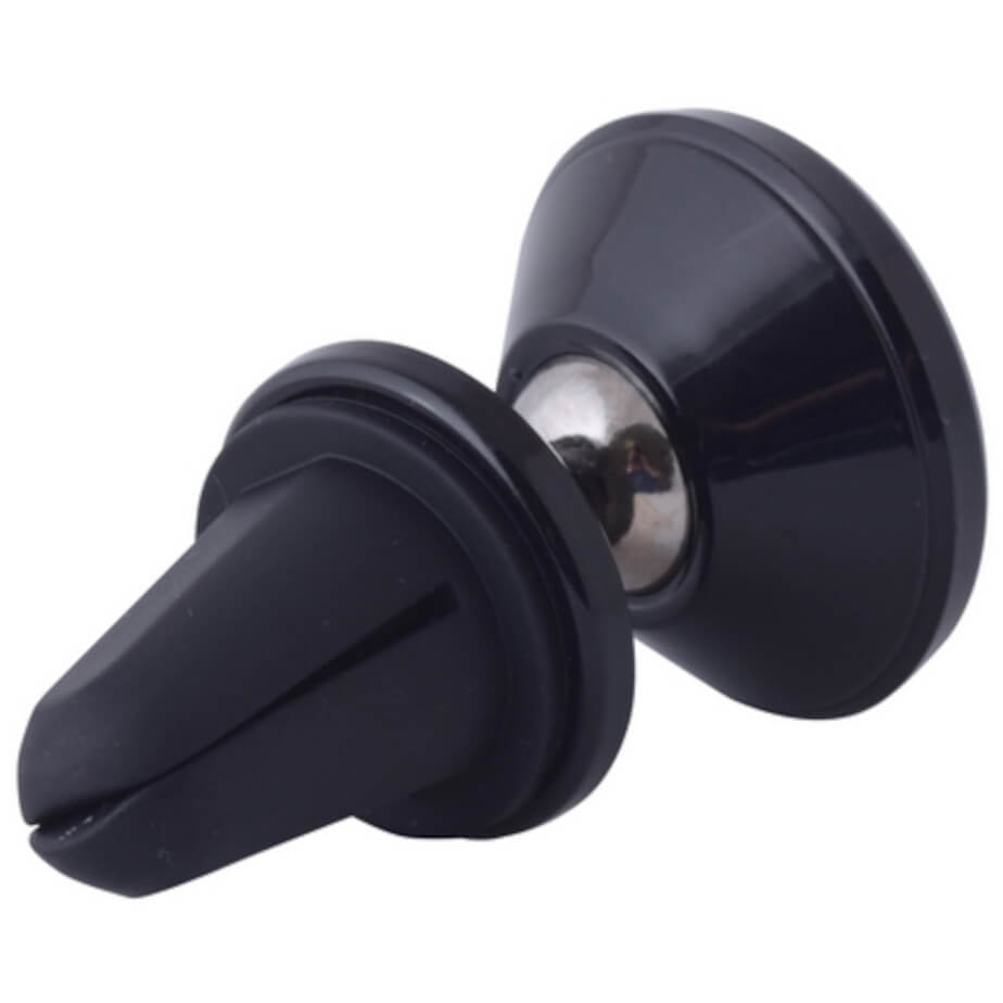 Magnetic Vent Mount Cellphone Holder Black Back