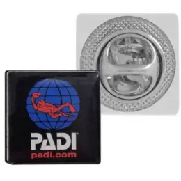 Square Lapel Badge – Pin Clip 20mm x 20mm Image