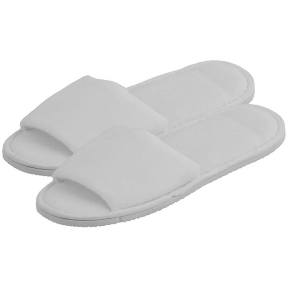 Slippers White Side By Side
