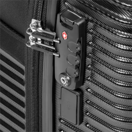 Alex Varga Odessa Laptop Trolley Case Close Up Zips