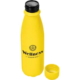 Altitude Nevaeh Aluminium Water Bottle Yellow Branded Image