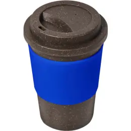 Kooshty Brown Bean Plastic Double-Wall Tumbler Blue