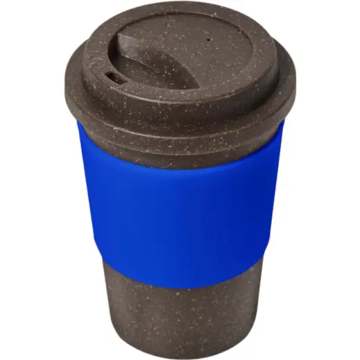 Kooshty Brown Bean Plastic Double-Wall Tumbler Blue